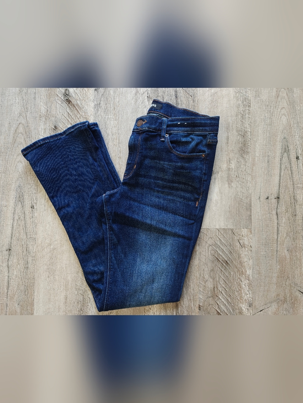 Express Skyscraper Mid Rise Denim Jeans